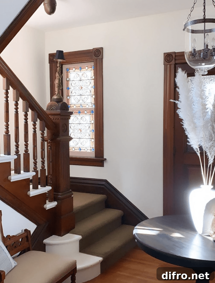 staircase in older home