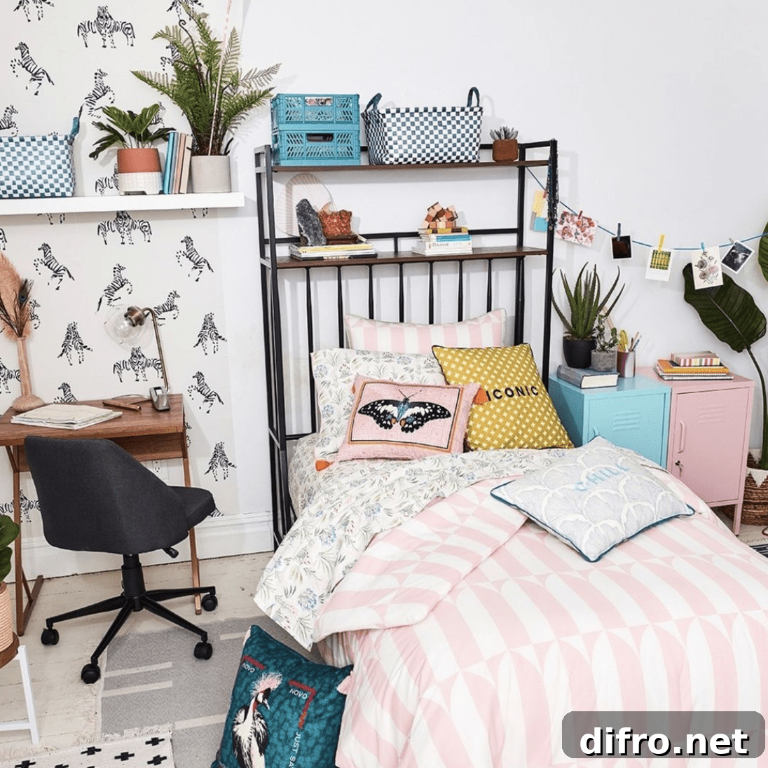 dorm room girls bedding