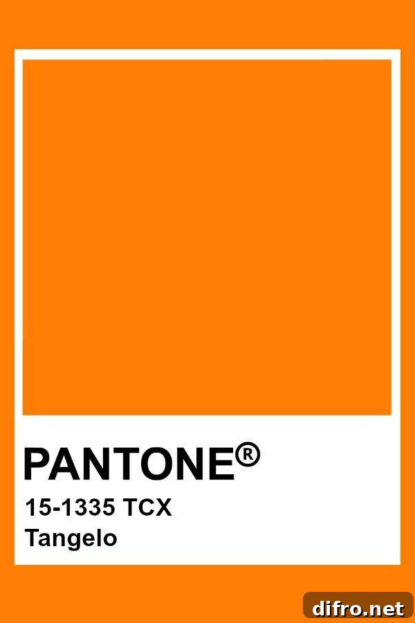 Pantone Tangelo