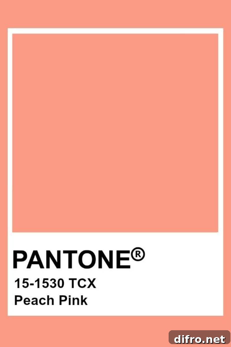 Pantone Peach Pink