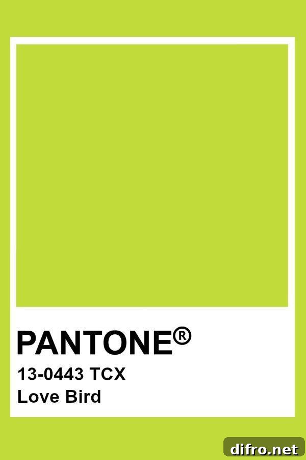 Pantone Love Bird