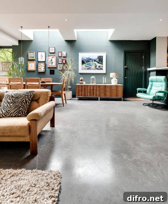 polished concrete floors