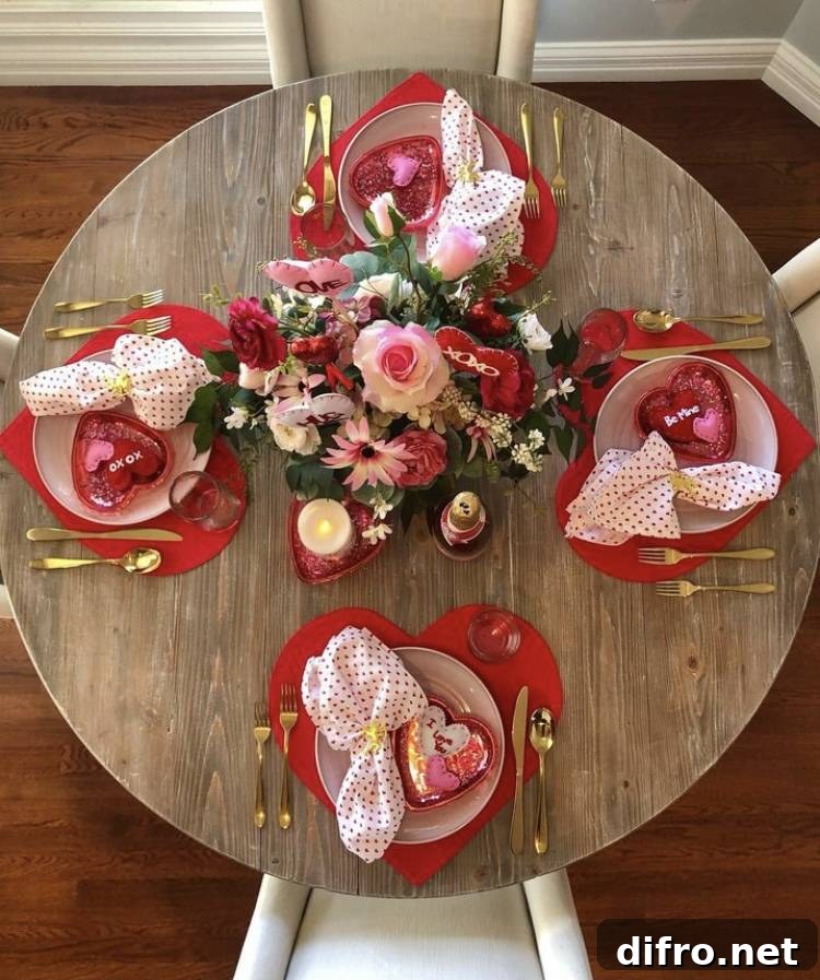Queen of Hearts elegant table