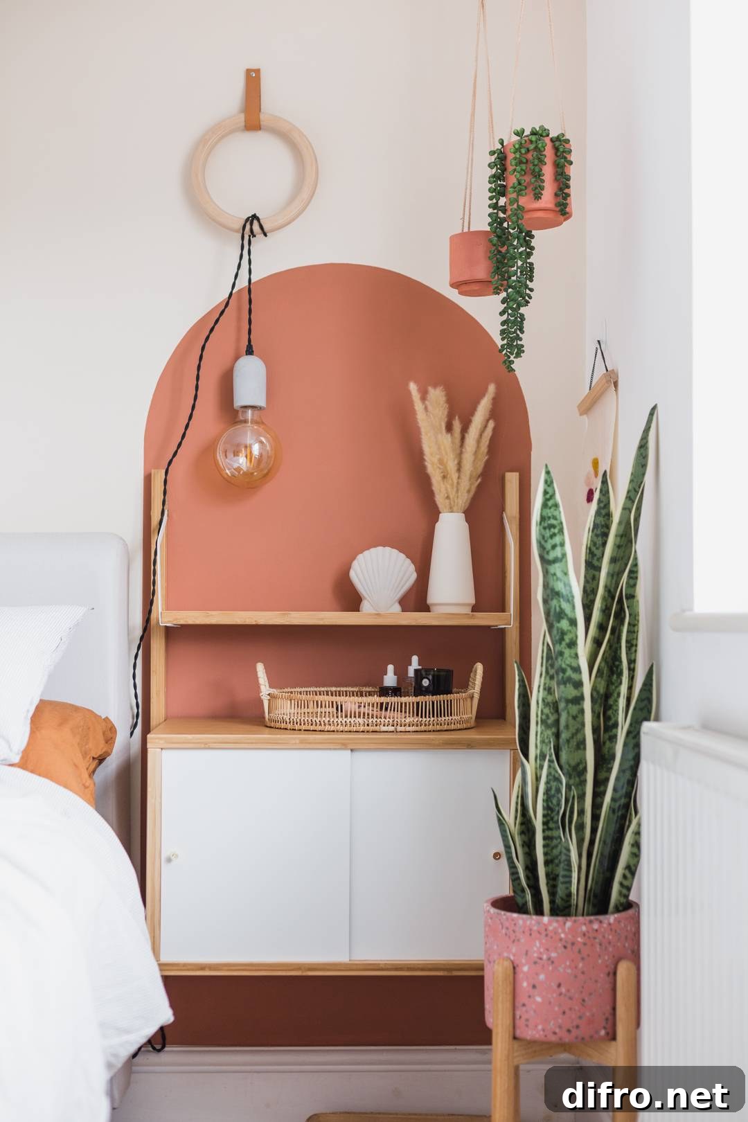 painted wall arches