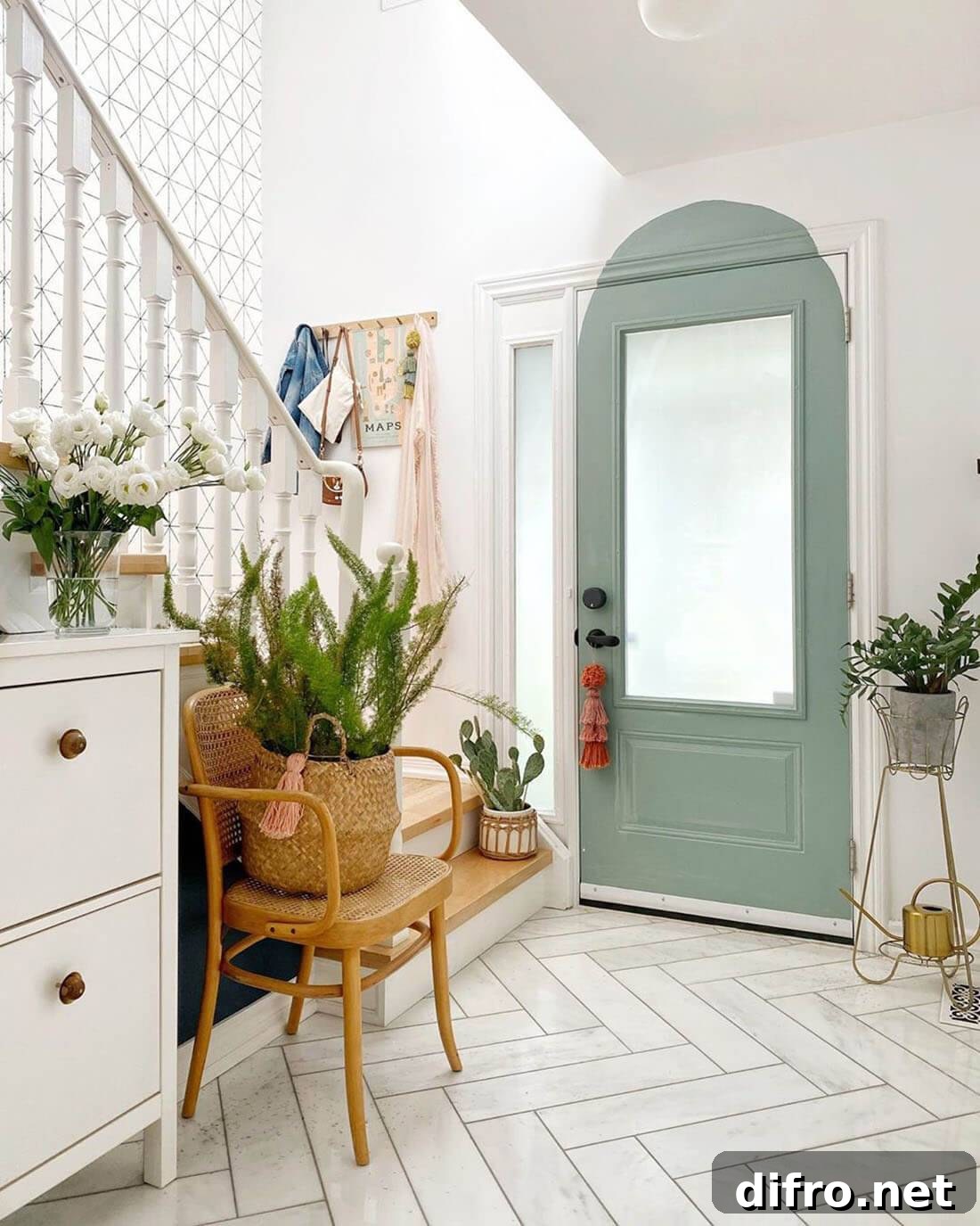 painted door arch