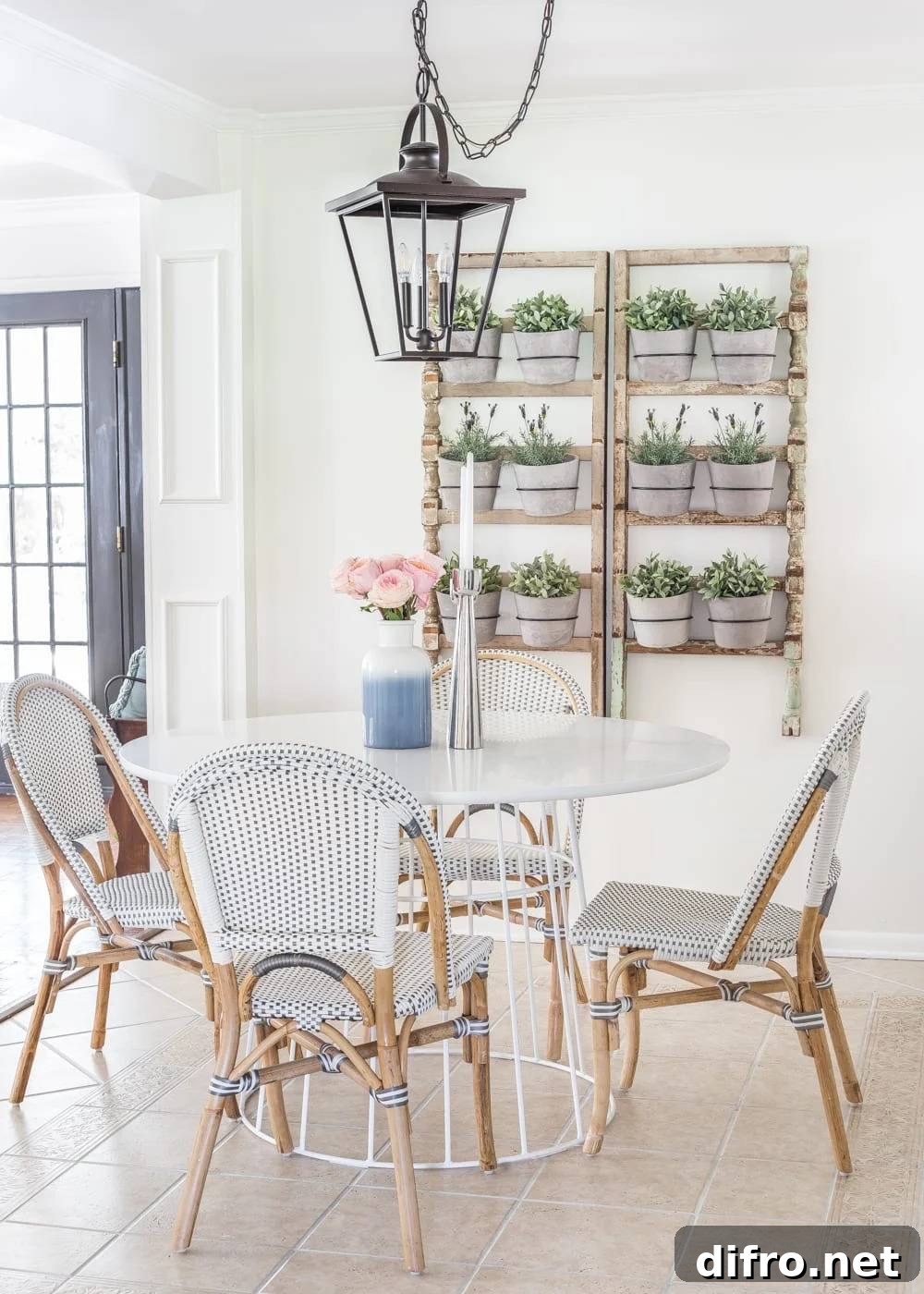 bistro table and chairs