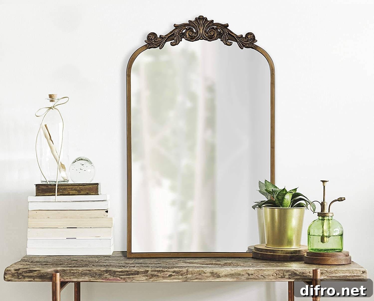 Affordable arched mirror