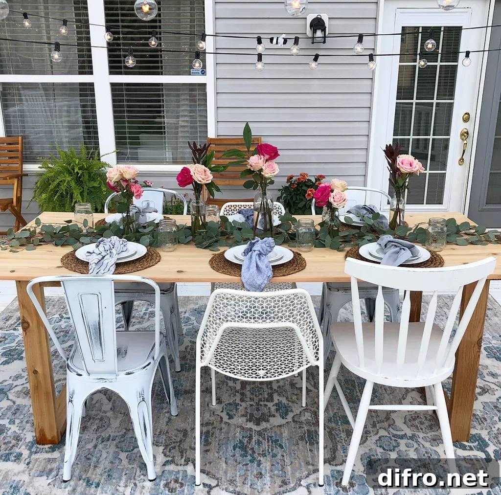 outdoor living space