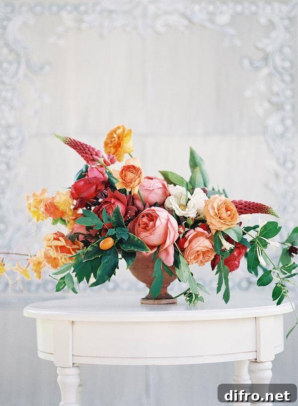 spring flower arrangement 