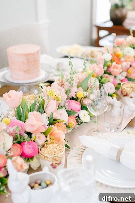 spring tablescape