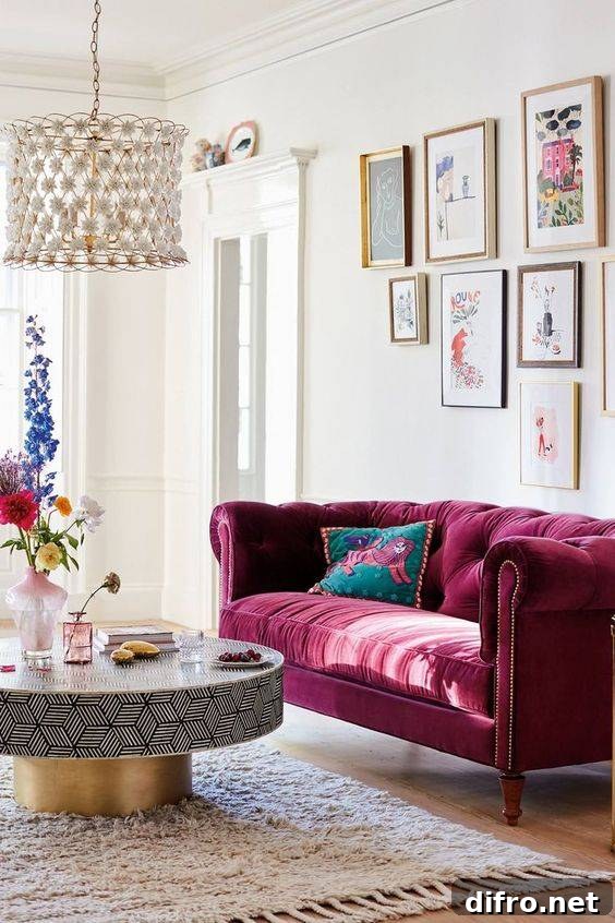 Purple accents