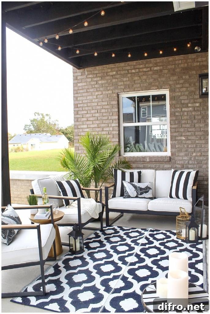 Patio furniture with protective care