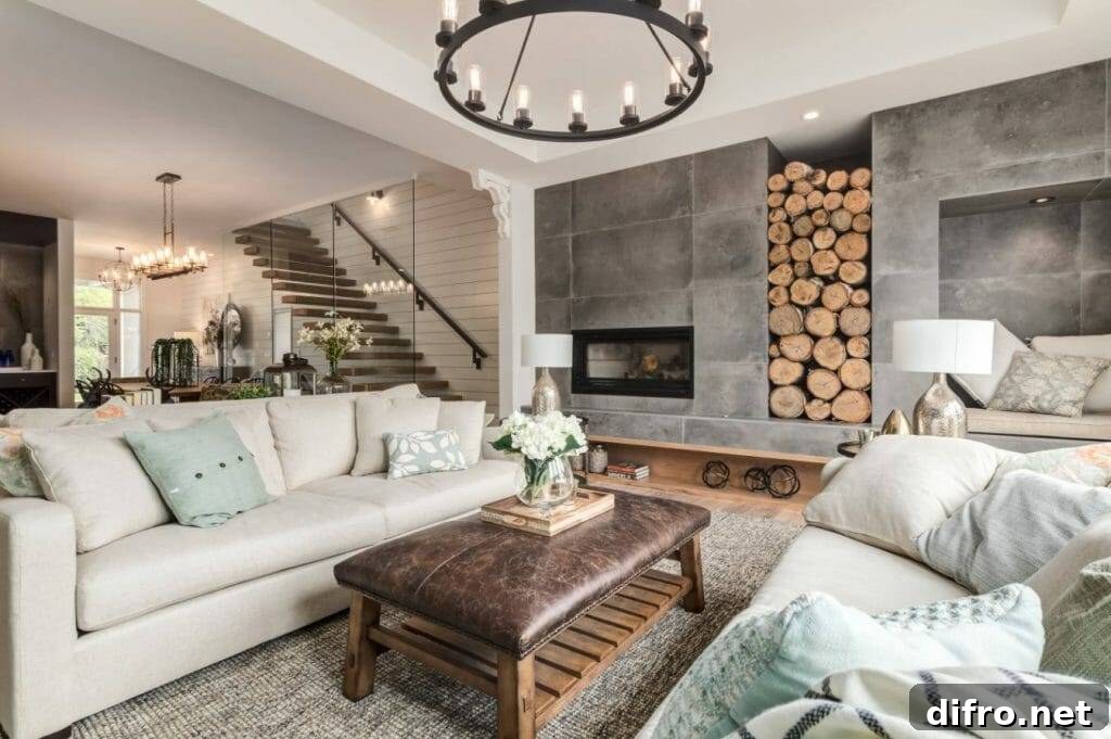 rustic chic interior