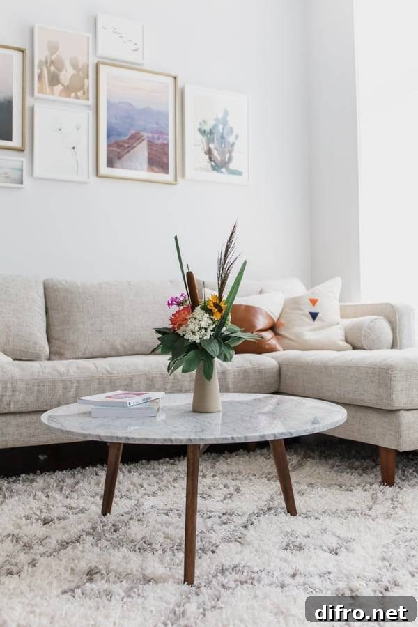 Relaxing reading nook with soft seating