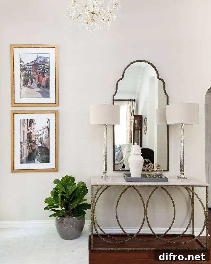 framed mirror