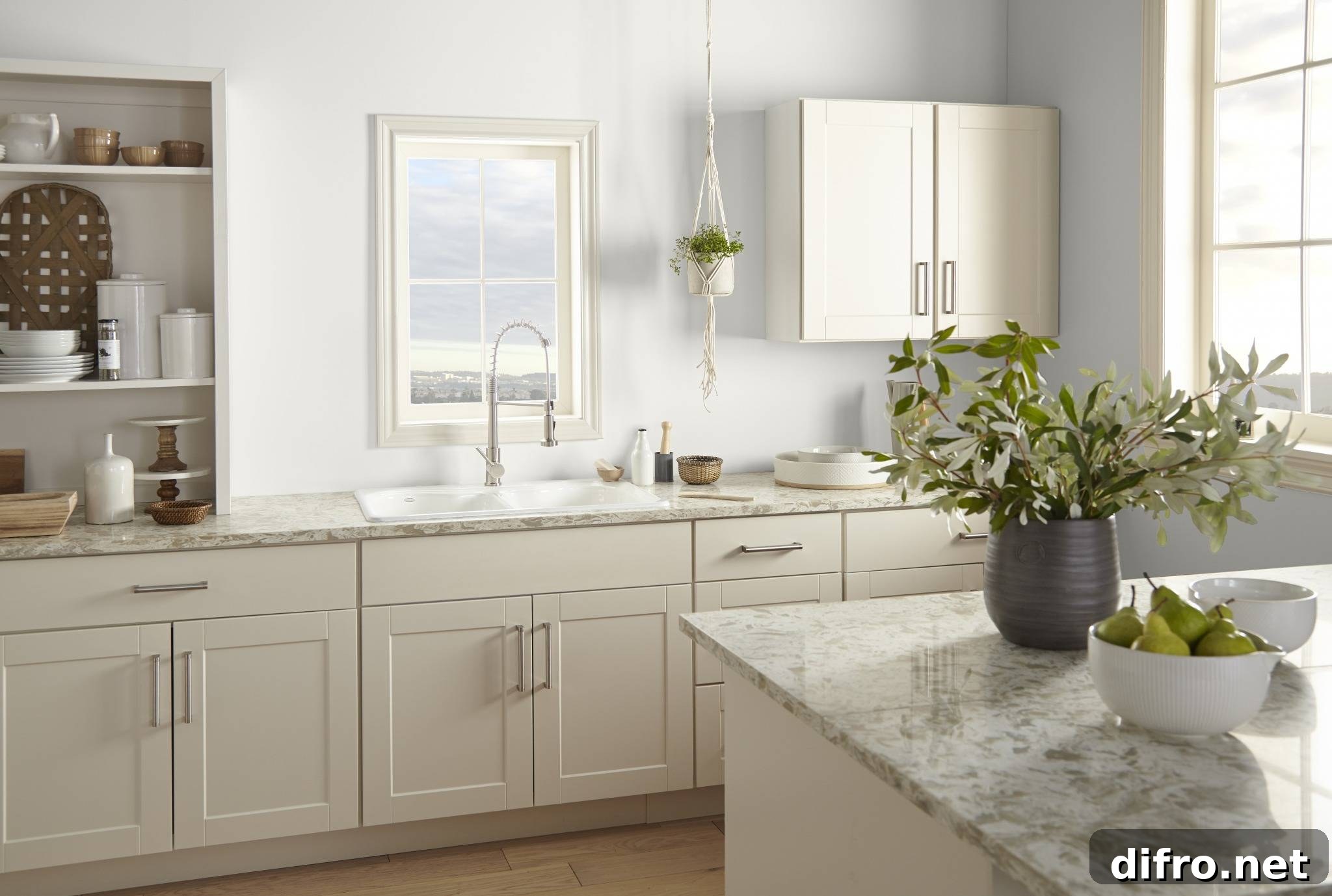 cream kitchen