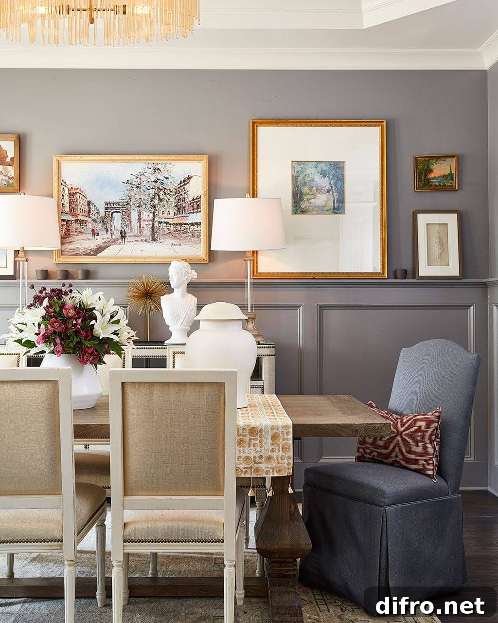 mix and match dining room