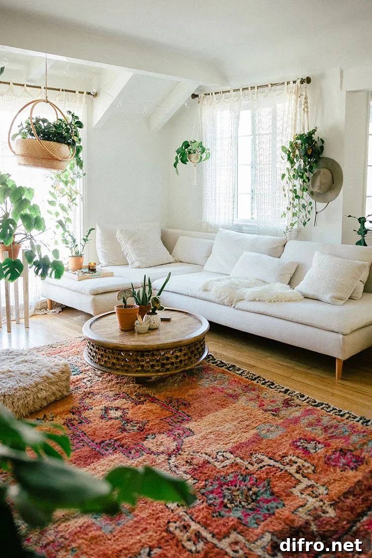 Small space with a standout accent piece