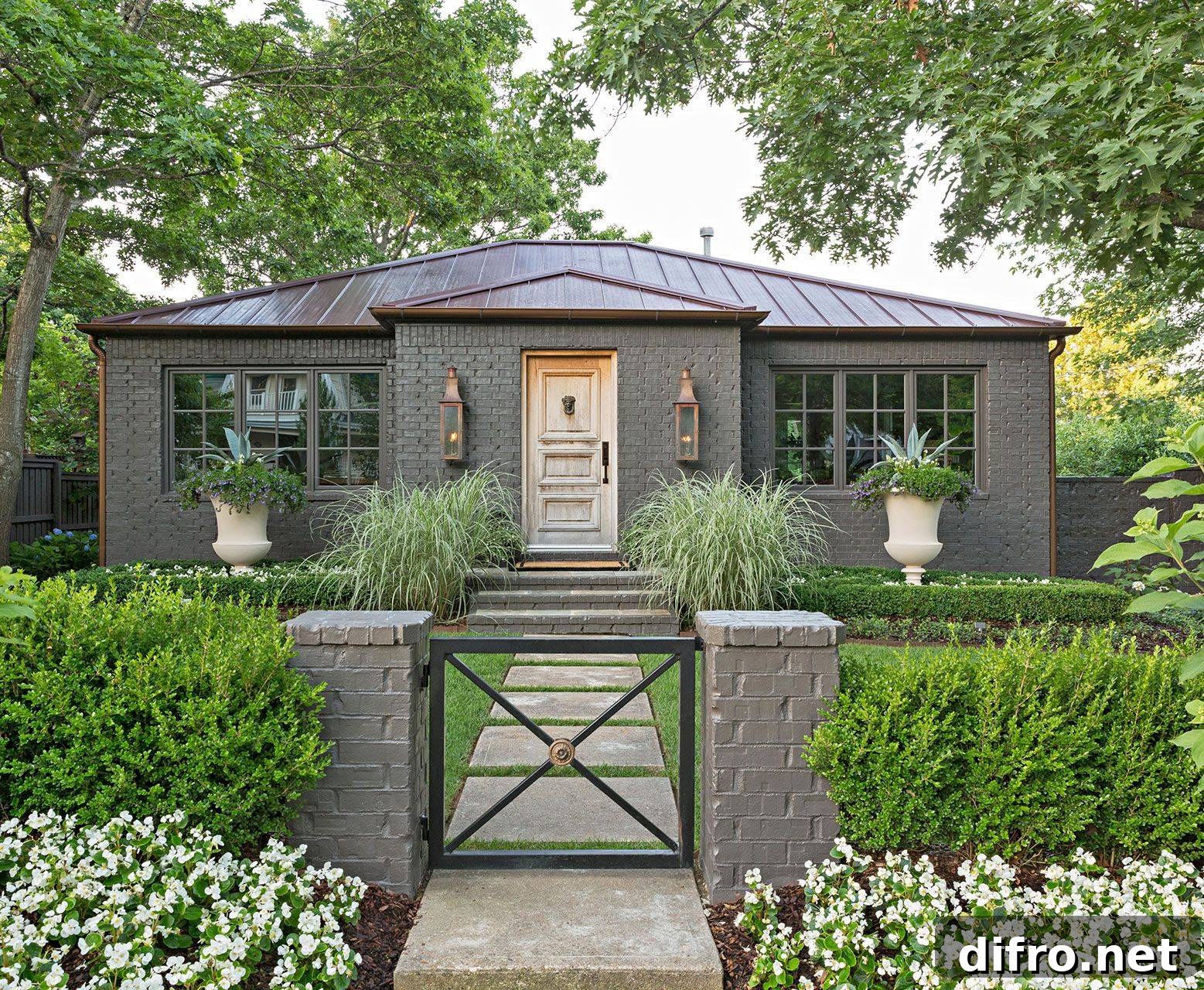 gray house exterior