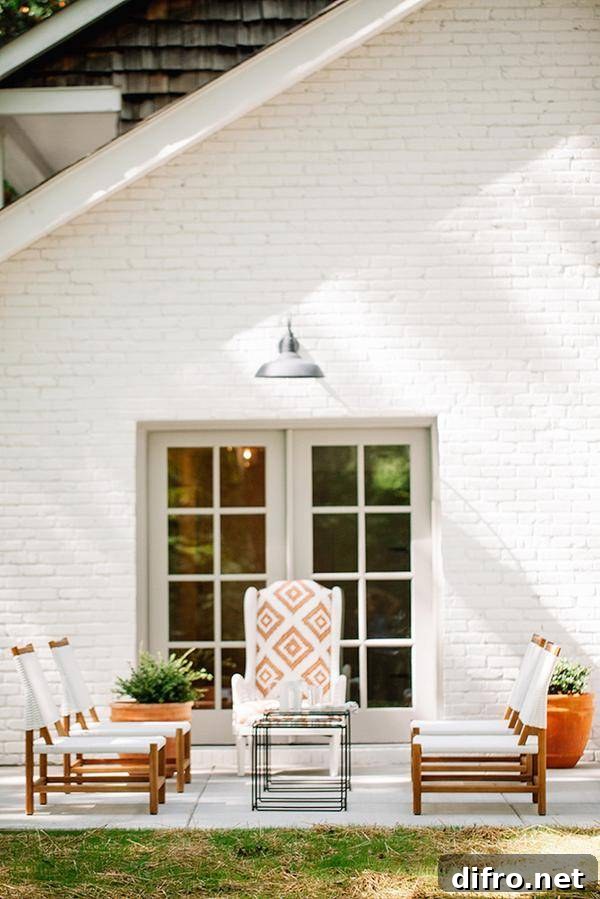 outdoor living space with seating