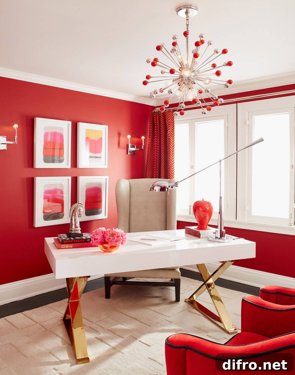 Accent red accessories