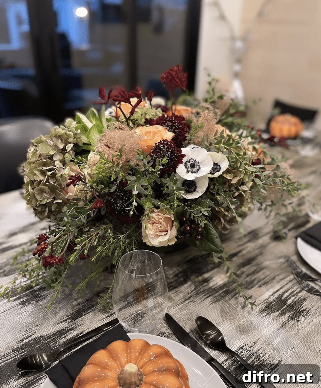 thanksgiving floral arrangement