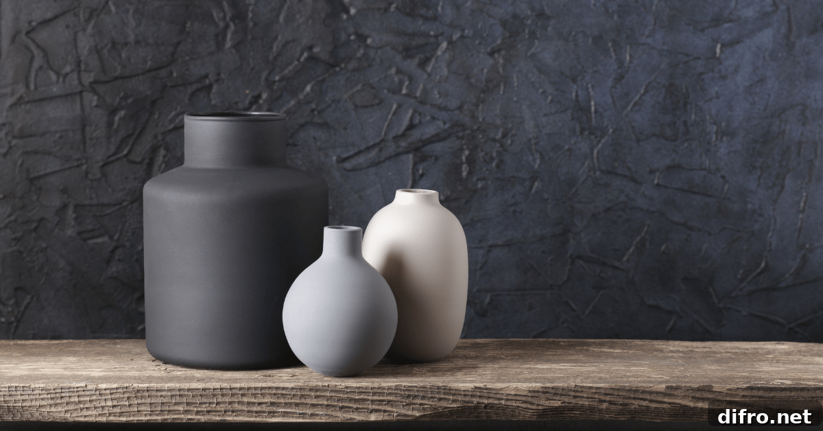Neutral home decor pieces.