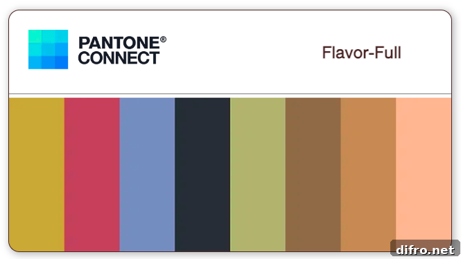 Color palette for Peach Fuzz 13-1023