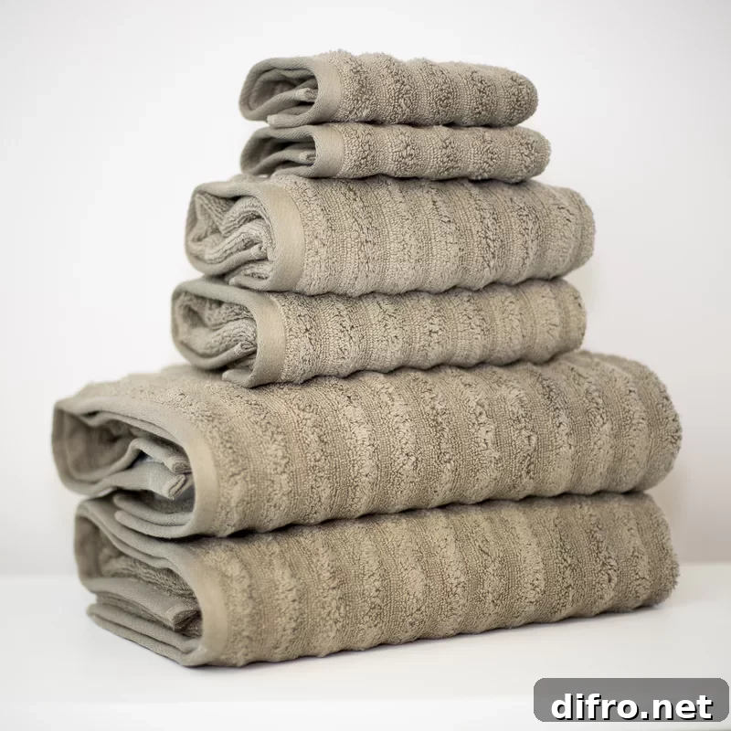 ribbed bath towels from wayfair product photo