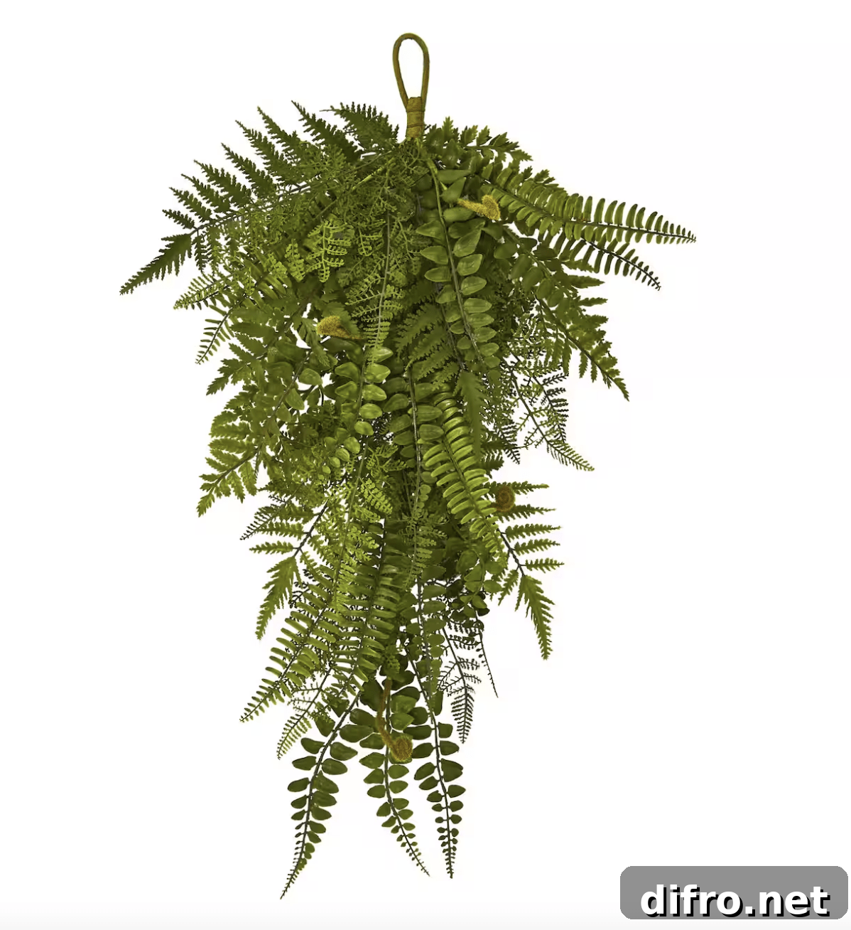 product photo of tear drop swag greenery