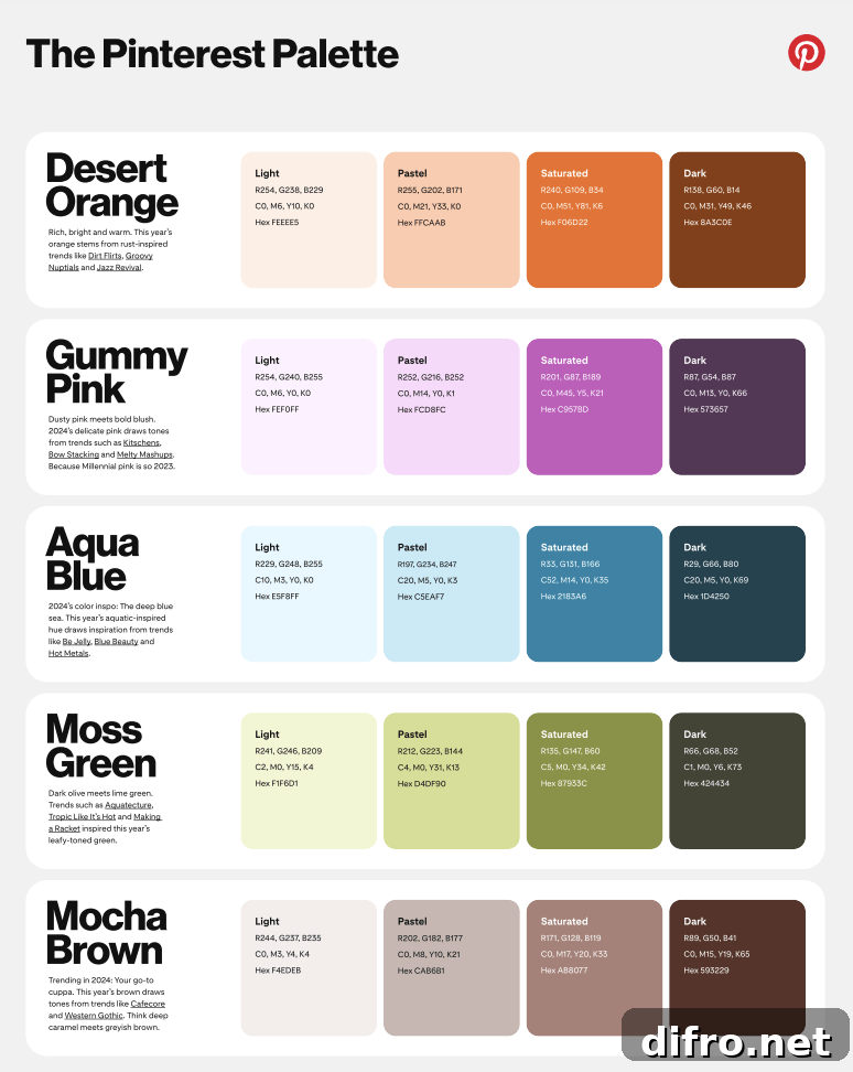 pinterest color palette