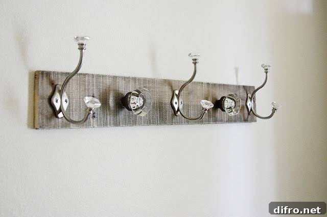 antique door knob repurposing
