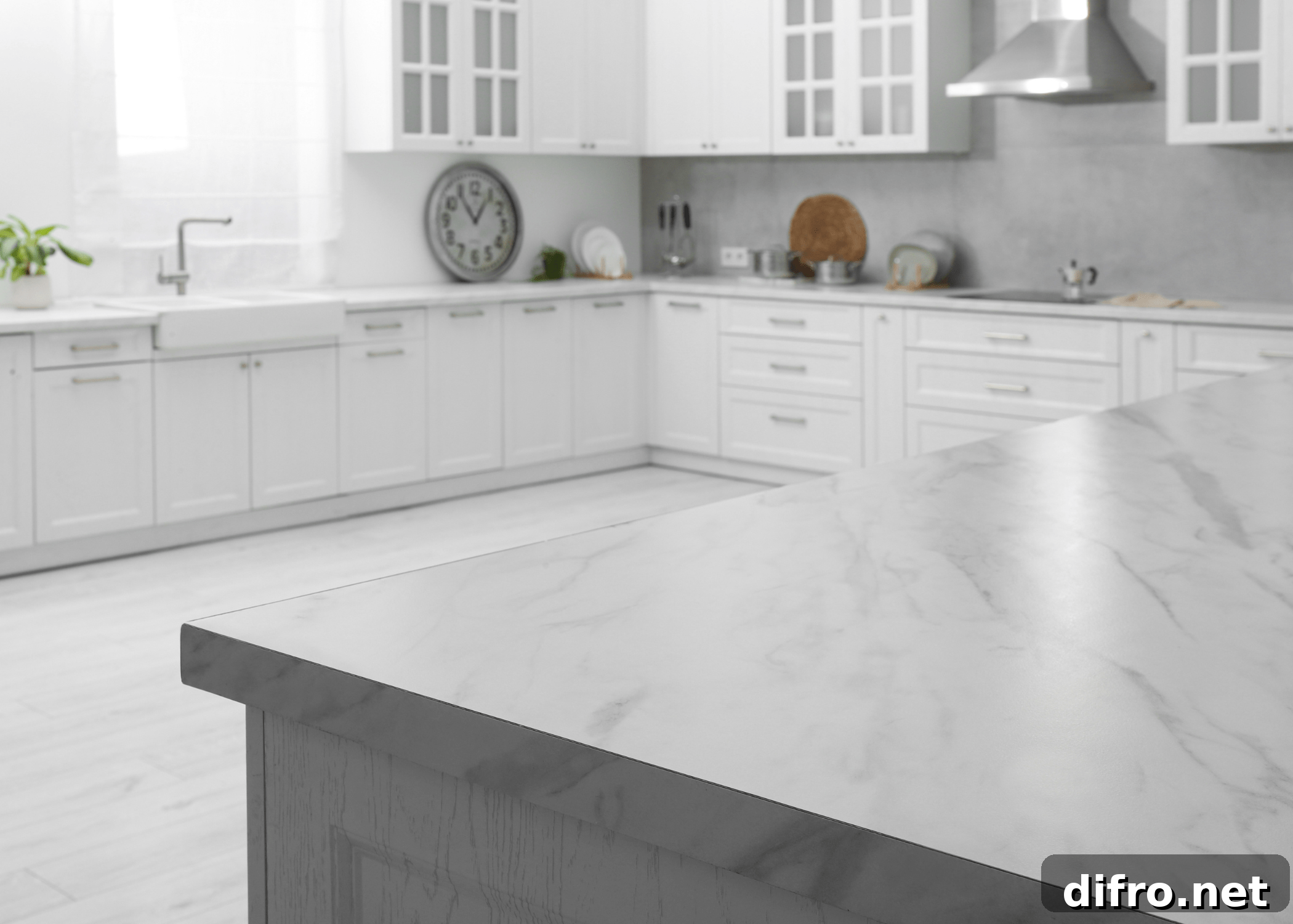 Laminate Countertops: The Kitchen Trend Making a Comeback 2 close up of laminate countertop in a kitchen