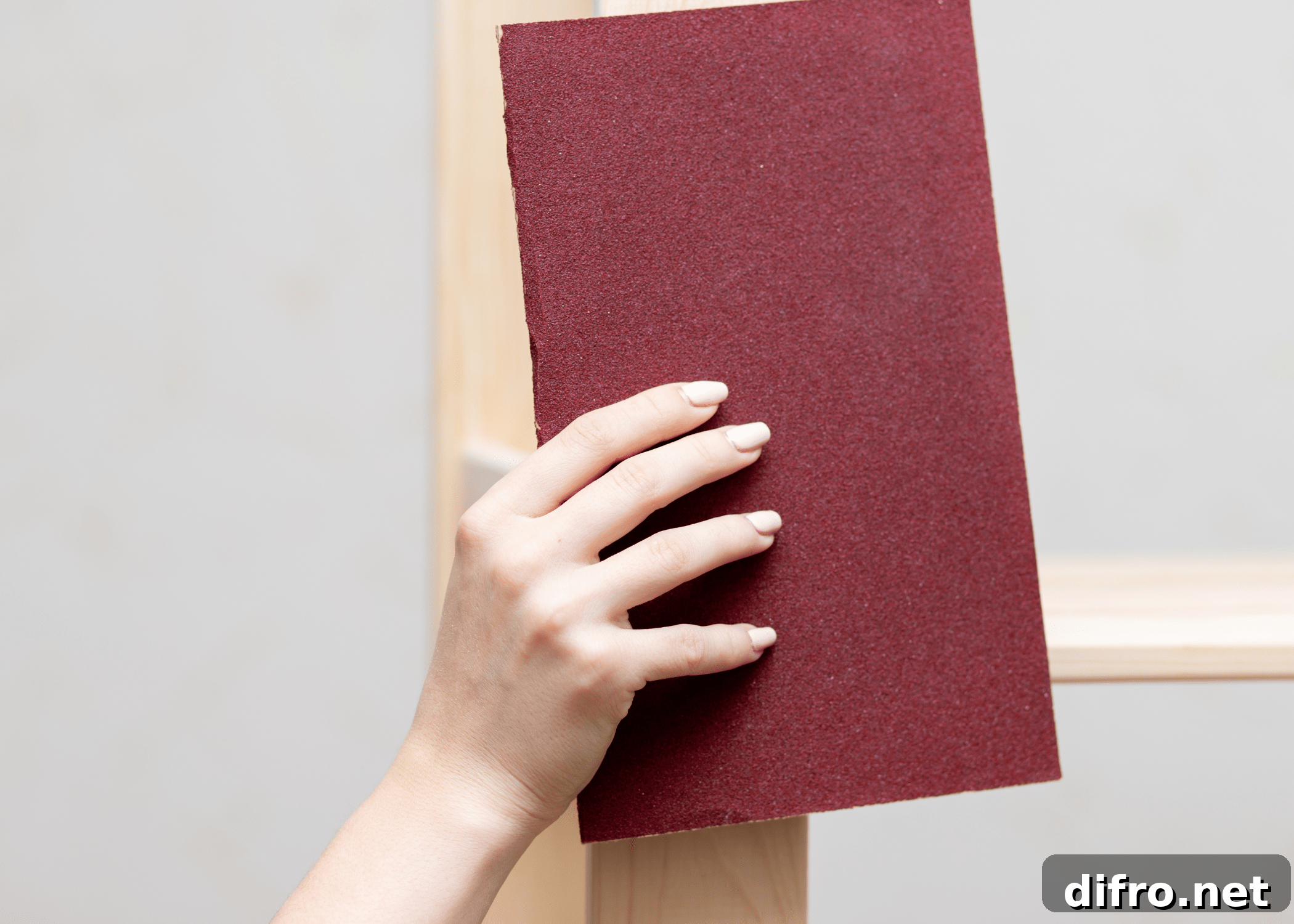 sanding IKEA chair