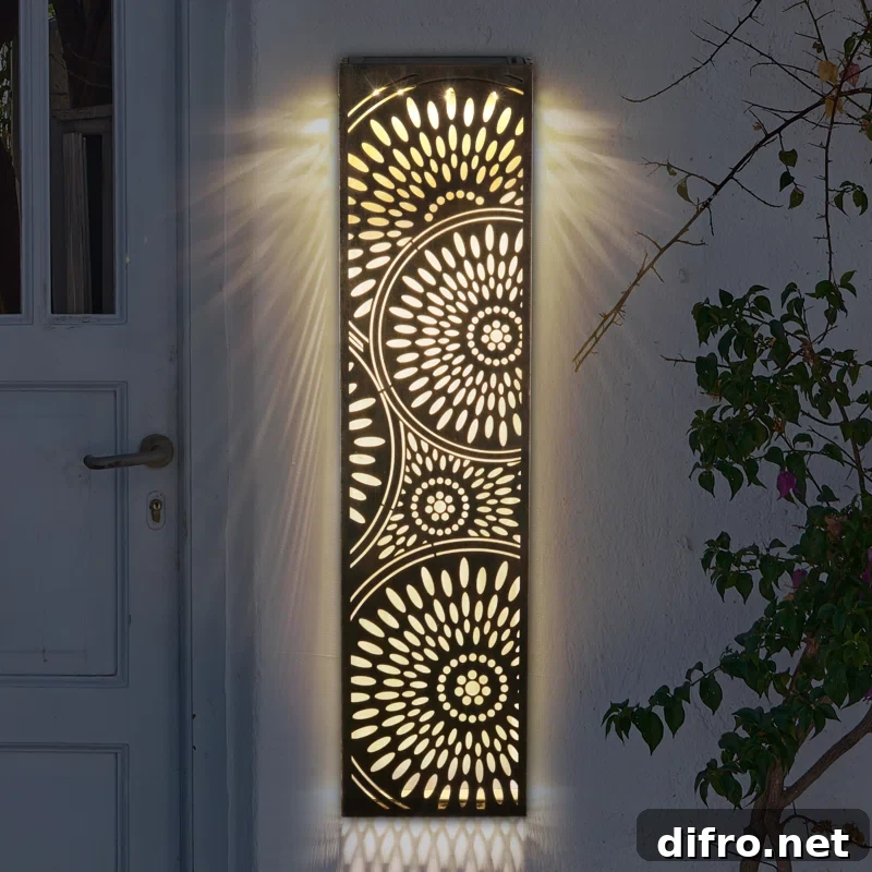 light up patio porch decor