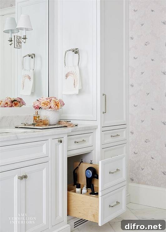 12 Clever Bathroom Storage Hacks You Haven't Tried 10 organized vanity drawers with dividers