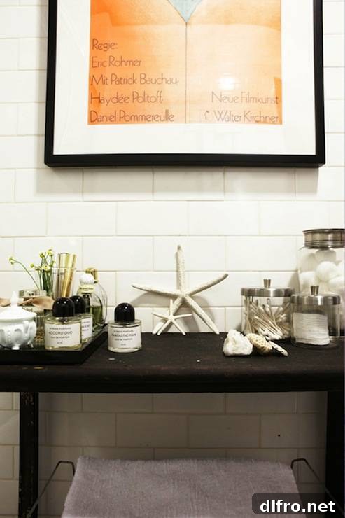 12 Clever Bathroom Storage Hacks You Haven't Tried 9 apothecary jars and decorative bathroom cart