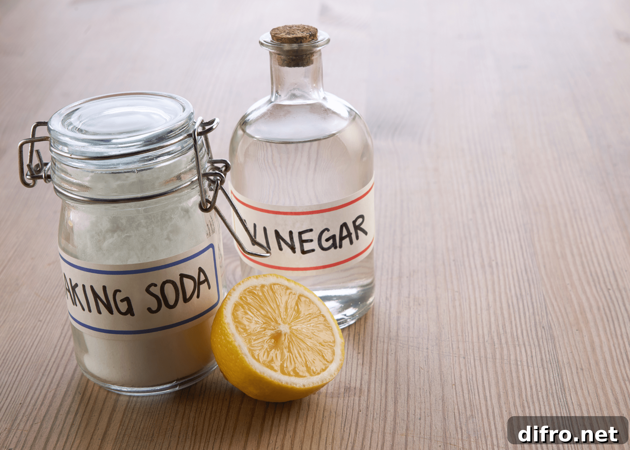 vinegar and baking soda