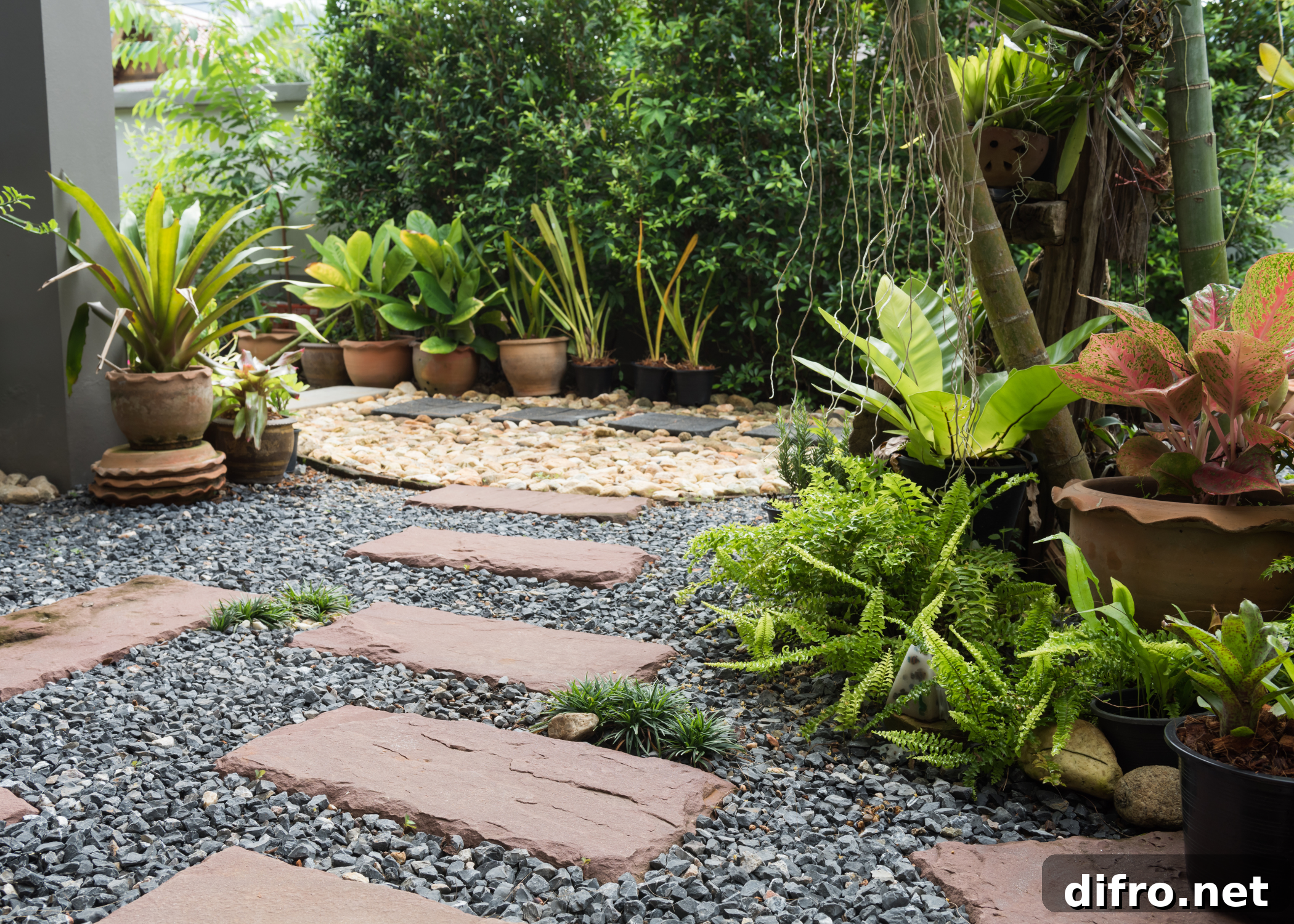rock pathway