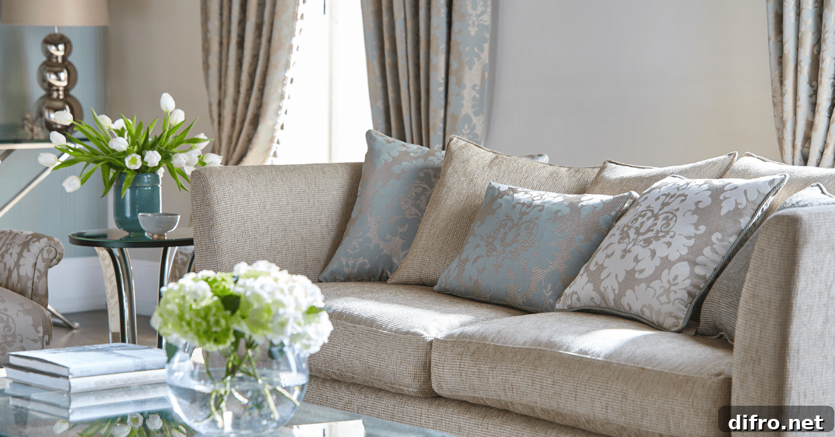 Flowers in a living room.