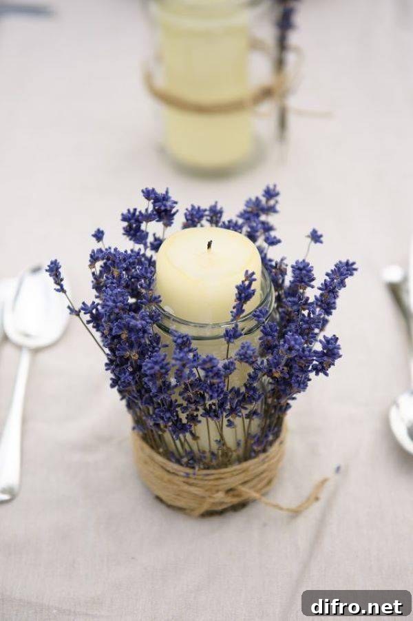 DIY candle holder.