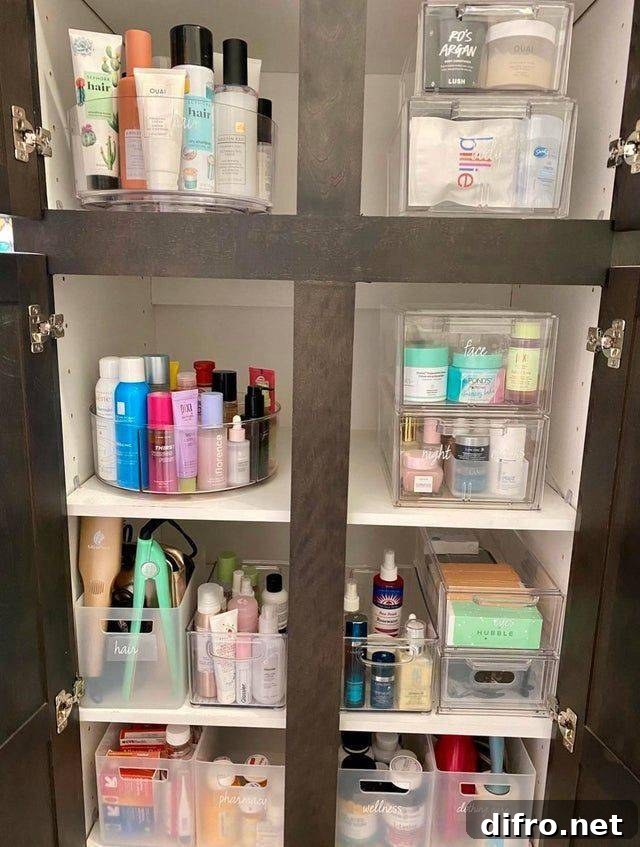 bathroom organization