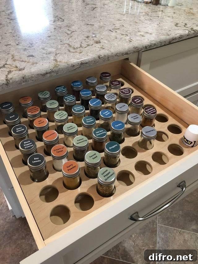 spice drawer