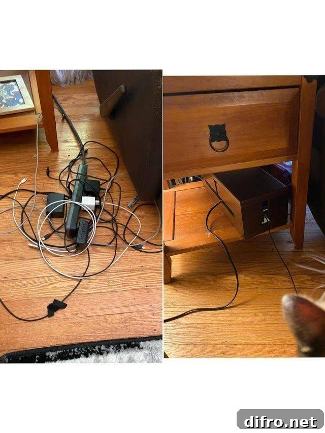 oganized cables