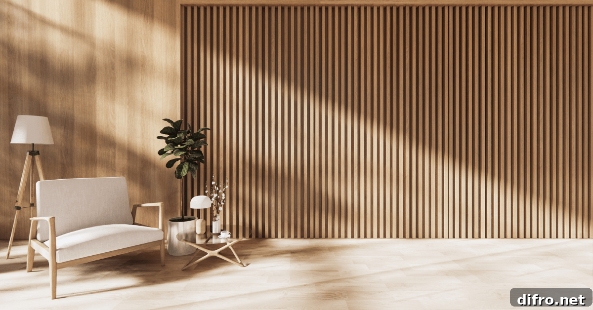 Minimalistic room with minimal furniture.