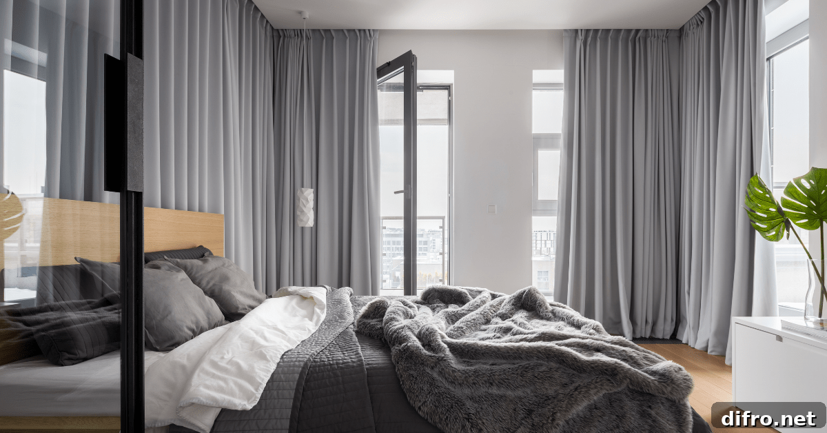 Grey bedroom