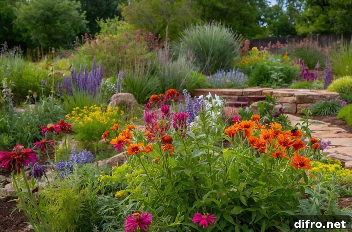 Plants in a backyard