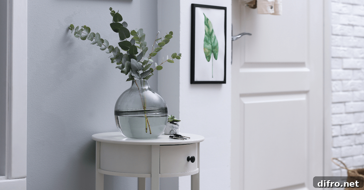 Entryway furniture.
