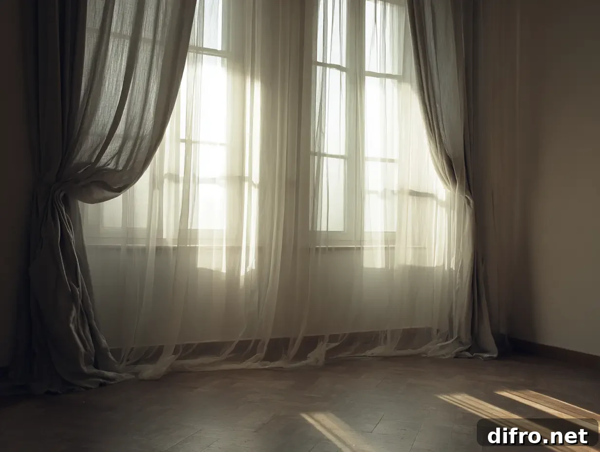 An image of backloop curtains used in a room.