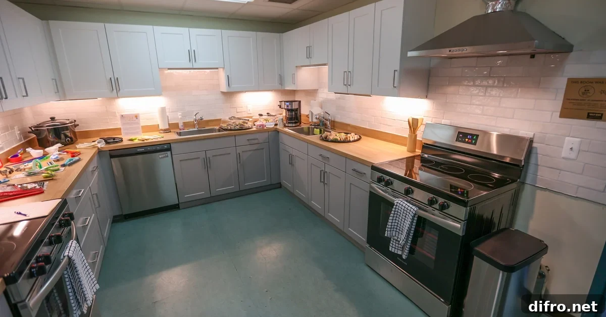 A large closed-kitchen